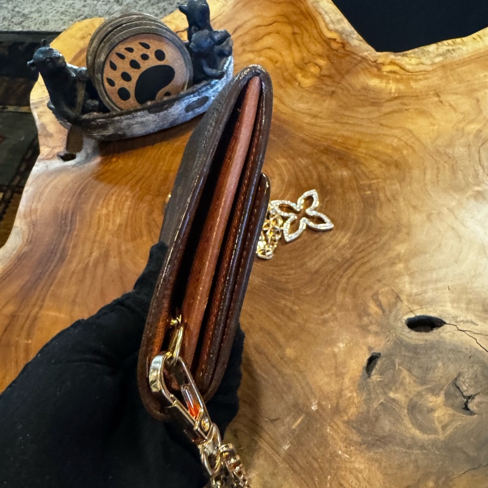 Louis Vuitton monogram long Sarah wallet converted to Crossbody vintage - Picture 5 of 15
